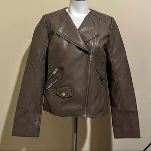 Mango Women’s Faux Leather Jacket